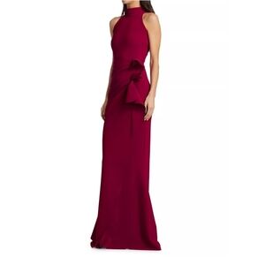 Chiara Boni La Petite Robe Gudrum Gown in Garnet Size 12